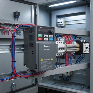 VFD VFD-ME300, ไดรฟ์มอเตอร์ AC 1 เฟส 110V 0.125HP VFD0A8ME11ANNAA VFD0A8ME11ANNAA มอเตอร์ AC ไดรฟ์ตรงรุ่น VFD0A8ME11ANNAA - Product Image 1