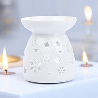 Diffusor Duft kerze Wachs Schmelzwärmer Essential Silber Mini Buddha Ölbrenner Keramik