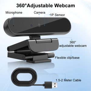 Cámara de reuniones USB de 1080p, sistema de audio y videoconferencia con altavoz, cámara web CMOS, cámara web con zoom, cámara web en stock - Product Image 3