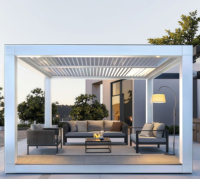 Kits de remplacement de lames de pergola en aluminium, accessoires de bricolage pour pergola et gazebo à lames orientables en aluminium