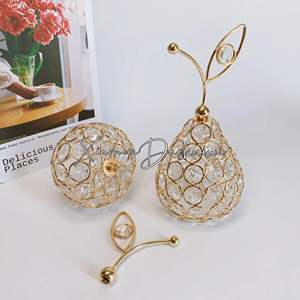 Mới Sáng Tạo Pha Lê Thủ Công Mỹ Nghệ Táo Tuyết Lê Dứa Hình Dạng Trang Trí Nội Thất Đồ Trang Trí Nhà Máy Bán Hàng Trực Tiếp - Product Image 5