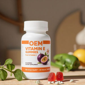 कस्टम स्टॉक लोगो विटामिन ई गुम्मस आहार फाइबर की खुराक वयस्कों के लिए एंटीऑक्सीडेंट कार्य के साथ पूरक - Product Image 1