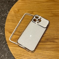 Coque de téléphone scintillante 3-en-1 avec protection d'objectif pour iPhone 17 Pro Max, également compatible avec iPhone 11, 12, 13, 14, 15, 16, 17 – En stock
