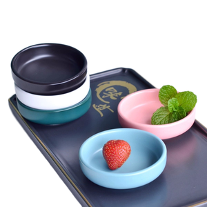 Ceramic Sauce & Condiment Bowl No Dropshipping Multi-Color Glazed <b>Mini</b> Dish for Soy Sauce Vinegar Snacks & Dipping - Product Image 1