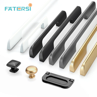 Poignée de porte roulante en aluminium durable et contemporaine, poignée de porte à grille, poignée de meuble minimaliste nordique, poignée de tirage de porte