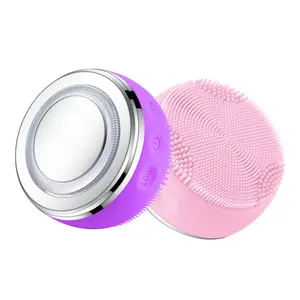 Exfoliants pour la peau en silicone électriques rechargeables sans fil, nettoyage en profondeur, brosse portable pour le visage