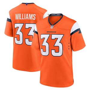 Nuevo Uniforme del Equipo de los Denver Broncos para Hombre 2025, Camiseta de Fútbol Americano con Logotipos Cosidos y Bordados, Ropa Deportiva para Jóvenes y Niños - Product Image 4