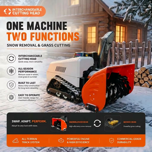 Máquina Industrial Todoterreno Híbrida de Gasolina de 15HP con Cabezal Cortacésped para Soplador de Nieve RC - Product Image 2