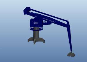 Kran Keseimbangan Rel GBM / Dipasang di Tongkang / Berdiri Bebas / Tipe Crawler - Product Image 5