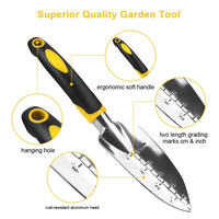 Ensemble d'outils de jardinage portables en acier : truelle, cultivateur, râteau, pelle, désherbeur, mini-outils de jardinage manuels DIY OEM pour l'extérieur