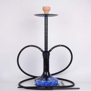 Chicha moderne écologique de 74 cm, très vendue, avec double embout flexible, 3 couleurs, sur mesure, Chicha - Product Image 3