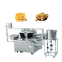 Nouvelle machine à gaufres et cornets de sucre entièrement automatique, en acier inoxydable 304, haute performance, pour boulangerie, snack-bar