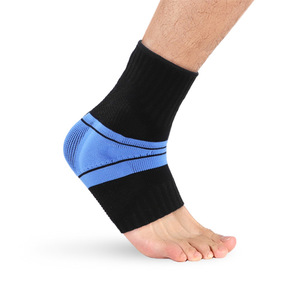 Protection de cheville en silicone pour hommes, équipement de protection léger pour la correction et la compression du pied, fabriqué sur machine à tricoter plate - Product Image 6