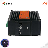 Switch PoE+ Industrial Mini de 8 Puertos 10/100/1000 Base-T IEEE802.3at a 2 Puertos 100/1000/2.5GBASE-X, Administrado por Aplicación y Web, para Cámaras PoE