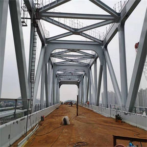 โครงโครงเหล็กแบบพกพาสะพานทรัสแบบแยกส่วนโครงเหล็กโครงเหล็กเสริมโครงสร้างสะพาน Bailey - Product Image 5