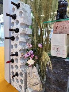 Support à bouteilles de <span class=keywords><strong>vin</strong></span> en marbre naturel moderne, décoration d'art nordique, étagère de présentation de <span class=keywords><strong>vin</strong></span>, meubles de maison, vente en gros - Product Image 6