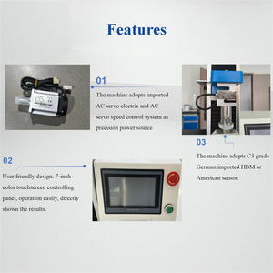 Máquina de Ensayo Universal de Columna Única con Pantalla Táctil, Probador de Resistencia al Despegue por Tracción - Product Image 4