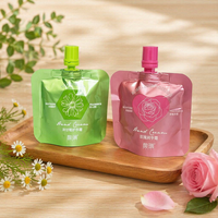 Sachets souples portables de voyage avec bec verseur pour crème pour les mains et cosmétiques, 30ml 50ml, Fabricant de sachets composites personnalisés