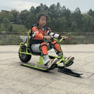 QIQU 低運営コスト B2B シーズン別ビジネス向け 収益性の高い子供用電動スノーモービル - Product Image 3