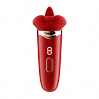 Großer Mund Saugvibrator Klitoris-Zungenleck-Spielzeug 10 Saugmodi Vibration Zungenleck G-Punkt Vibrator für Frauen