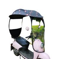 Fabricant OEM ODM – Auvent de protection contre la pluie pour véhicule électrique de style classique, commande manuelle, équipement pare-soleil pour moto à batterie