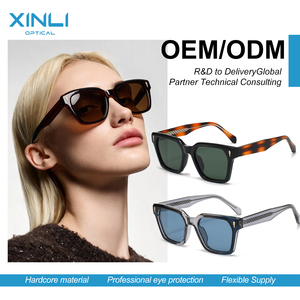 Vintage Unisex Acetate <b>Square</b> <b>Sunglasses</b> TR90 <b>Frame</b> Polarized UV400 Shades Custom Logo for Men Women Summer Streetwear - Product Image 3