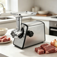 Hachoir à viande électrique en acier inoxydable 1600W avec anneau de verrouillage rapide |   2,5 kg/min Haute production OEM