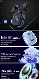หูฟัง TWS แบบใส่ในหู รุ่น Buds 2024 โปร่งใส สำหรับเล่นกีฬา หูฟังไร้สายแบบ True Wireless TWS สำหรับเล่นเกมส์ - Product Image 6