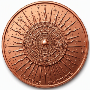 Moneda de Cobre Fino .999 con Diseño de <span class=keywords><strong>Golem</strong></span> de Piedra - Reliquia Coleccionable de Fantasía de 40mm - Moneda Artística de Construcción Antigua para Regalo y Decoración - Product Image 3