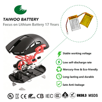 Harga Pabrik Terlaris OEM ODM Baterai Lithium Li-Ion Polymer 3.7V Isi Ulang Ultra-Ringan Ramah Lingkungan untuk Mouse Nirkabel