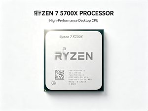 Processeur Ryzen 7 5700X 2026, CPU 8 cœurs 16 threads, 3,4 GHz de base, 4,6 GHz en boost, processeur de bureau AM4, fabriqué en Chine - Product Image 1
