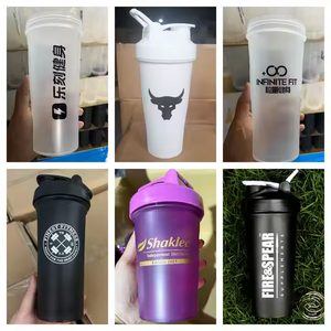 All'ingrosso Logo personalizzato PP plastica sport <span class=keywords><strong>palestra</strong></span> Drinkware a prova di perdite di proteine frullatori acqua per Shaker bottiglia per campeggio - Product Image 3