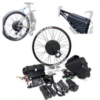 Kit de conversion de vélo électrique 36v 48v 52v 60v 72v 500w 1000w 1500w 2000w 3000w 5000w 10000w Conversiekit avec batterie