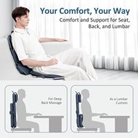 MEDIOR 2024 Home Office Shiatsu Tapping Cojín de masaje con diseño 3D para la espalda y el asiento Beneficia el cuerpo al enfocarse en la cintura del cuello