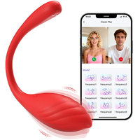 Vibrateur de point G pour femmes, vibromasseur télécommandé via application, jeu sexuel à distance pour couples, étanche, 9 modes de vibration, jouets sexuels