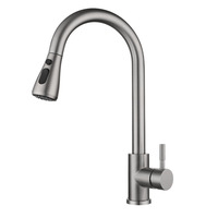Robinets de cuisine intelligents à capteur tactile mitigeur de cuisine chaud froid robinet d'eau en acier inoxydable 304 robinet de cuisine monotrou