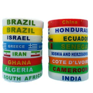 Bracelet en silicone Coupe du Monde 2026, Bracelet Souvenir USA Canada Mexique, Cadeau Personnalisé pour Supporters de Football avec Logo pour Promotion en Gros - Product Image 3