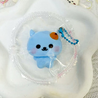 Mainan Squishy silikon anti-stres kreatif mainan Remas lucu Mini kartun mainan anak-anak kecemasan Fidget dekompresi warna disesuaikan
