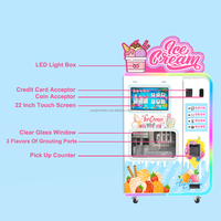 Mesin Pembuat Es Krim Otomatis Robot Penjual Es Krim Lunak untuk Usaha Menghasilkan Uang Secara Otomatis - Barang Baru