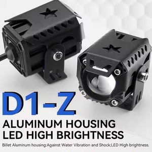 Ampoule LED 20W 7 SMD, projecteur double couleur, anneau halo blanc ambre, phare laser 12V-24V 6000K pour moto - Product Image 6