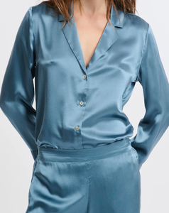 Pigiama Elegante in Raso di Acetato per <span class=keywords><strong>Donna</strong></span>, Abbigliamento Personalizzato, Completo Casual a Maniche Lunghe - Product Image 1