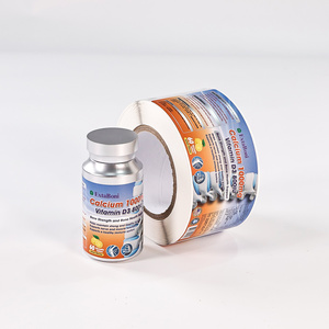 ฉลากขวดไวนิลแบบม้วนสั่งทำจากโรงงานสำหรับผลิตภัณฑ์เสริมอาหาร กันน้ำ กันน้ำมัน ได้รับการรับรองมาตรฐาน ISO 9001 ผู้ผลิตจากกวางตุ้ง - Product Image 2