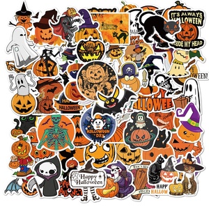 100 Miếng Dán Nhãn Trang Trí Giấy Halloween Vui Nhộn Cho Trẻ Em Quà Tặng Trang Trí Lễ Hội Miếng Dán Điện Thoại Mũ Xe Hơi Cửa Sổ Tường - Product Image 2