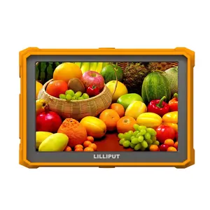 Lilliput A7S 7 Polegadas Amarelo Borracha de Silicone Caso Utra Fino IPS Full HD 1920x1200 4K HDMI Em-câmera de Vídeo Monitor de Campo