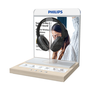 Expositor Interactivo Personalizado para Auriculares con Sistema de Botones y Experiencia Sonora para Mostrador - Product Image 1
