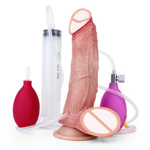 7.24英寸超现实充气假阳具，适合女性男性手淫喷水假阳具 - Product Image 6