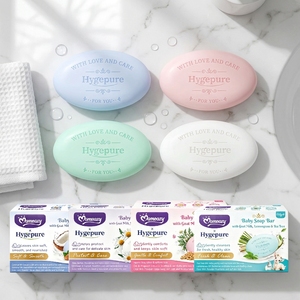 Savon pour bébé Momeasy 100g au <span class=keywords><strong>lait</strong></span> de chèvre et aux extraits de plantes, savon pour bébé hydratant et nourrissant au <span class=keywords><strong>lait</strong></span> de chèvre, savon pour bébé naturel doux parfumé - Product Image 3