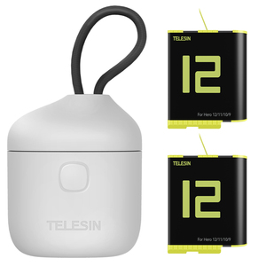 Cargador Telesin Go Pro 12 Allin Box, Juego de 2 Baterías de Litio y Cargador para Cámara <span class=keywords><strong>GoPro</strong></span> Hero9/10/11/12 - Product Image 5