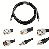Câble RF à faible perte LMR300 5D-FB avec connecteurs N SMA BNC TNC QMA UHF pour antenne GPS et station de communication