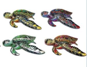 Tortue de mer dorée, style océanique, pour présentation ou comme aimant - Product Image 5